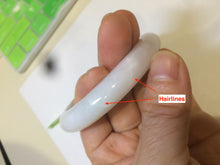 Load image into Gallery viewer, 56mm certificated Type A 100% Natural white/red/brown Jadeite Jade bangle AE24-5700
