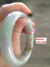 Load image into Gallery viewer, 58 mm Certified Type A 100% Natural green/purple Jadeite Jade bangle B45-3788
