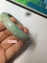 Load image into Gallery viewer, 56.6mm Certified Type A 100% Natural sunny green brown Jadeite Jade bangle AB61-2770
