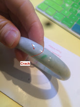 Load image into Gallery viewer, 53.7mm certificated Type A 100% Natural apple sunny Jadeite Jade bangle Y60-6617

