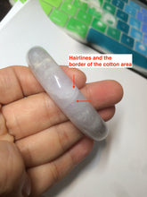 Load image into Gallery viewer, 56.2 mm certified Type A 100% Natural light green/yellow/purple Jadeite Jade bangle AD89-0367
