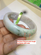 Load image into Gallery viewer, 59mm Certified 100% natural Type A green/orange/purple jadeite jade bangle AB60-5684
