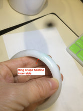 Load image into Gallery viewer, 58.9mm certificated Type A 100% Natural sunny green/purple/red/white Jadeite Jade bangle AK4-8620
