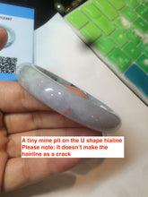 Load image into Gallery viewer, 58.8mm Certified Type A 100% Natural green purple jadeite jade bangle AM30-2407
