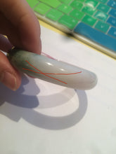 Load image into Gallery viewer, 56.7mm type A 100% Natural green/purple/pink/white (福禄寿)  Jadeite Jade bangle G52
