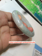 Load image into Gallery viewer, 57.5mm Certified Type A 100% Natural icy green/white Jadeite Jade bangle AT20-1351
