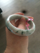 Load image into Gallery viewer, 55.2mm Certified Type A 100% Natural green Jadeite Jade bangle B63-5265
