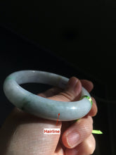 Load image into Gallery viewer, 57.5mm Certified Type A 100% Natural white/green/yellow Jadeite Jade bangle E54-0272
