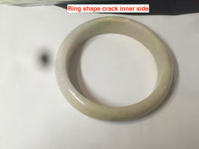 Load image into Gallery viewer, 58.3mm Type A 100% Natural sunny green/yellow Jadeite bangle AF75
