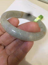 Load image into Gallery viewer, 58.5mm certified 100% natural green/yellow  jadeite jade bangle AE44-8521
