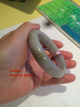 Load image into Gallery viewer, 58 mm Certified Type A 100% Natural green/purple Jadeite Jade bangle B45-3788
