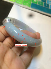 Load image into Gallery viewer, 58mm certified type A 100% Natural green purple yellow jadeite jade bangle A82-2825
