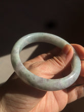 Load image into Gallery viewer, 56.6mm Type A 100% Natural green purple blueJadeite Jade bangle GC16 (add on item)
