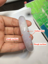 Load image into Gallery viewer, 56.2 mm certified Type A 100% Natural light green/yellow/purple Jadeite Jade bangle AD89-0367
