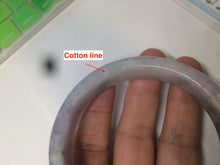 Load image into Gallery viewer, 56.5mm certified 100% natural Type A green/brown/purple jadeite jade bangle AQ26-2685
