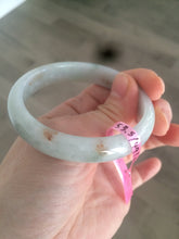 Load image into Gallery viewer, 51.5mm certified type A 100% Natural green/orange oval Jadeite Jade bangle W33-5428
