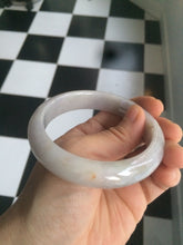 Load image into Gallery viewer, 58.8mm Certified type A 100% Natural light purple/white/orange Jadeite bangle G89-3054
