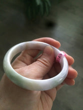 Load image into Gallery viewer, Certified 54.3mm Type A 100% Natural green/brown/purple Jadeite Jade bangle AY41
